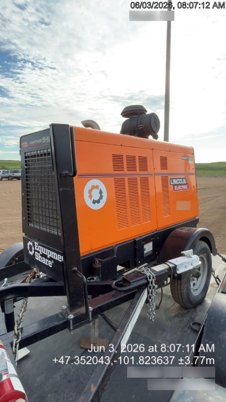 2021 Lincoln Electric Vantage 549X Ready Pak 3, ORANGE (includes trailer, cable rack, fender light kit)