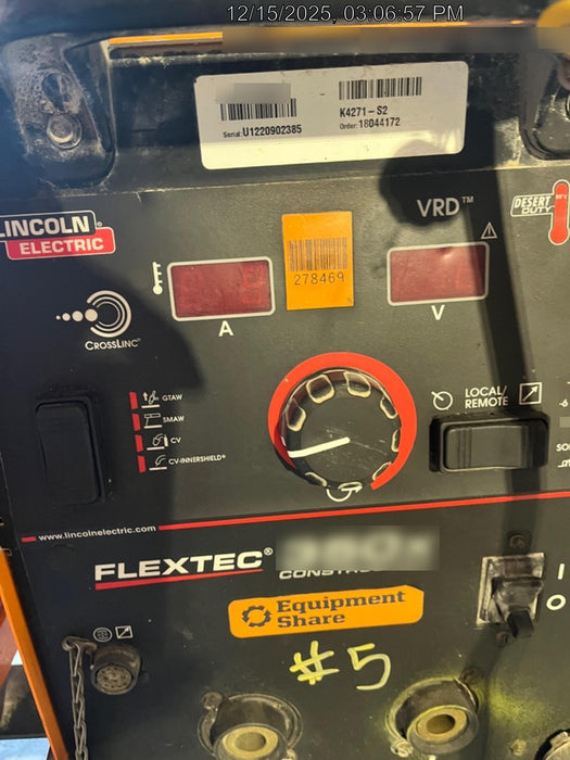 2022 LINCOLN ELECTRIC FLEXTEC 350X