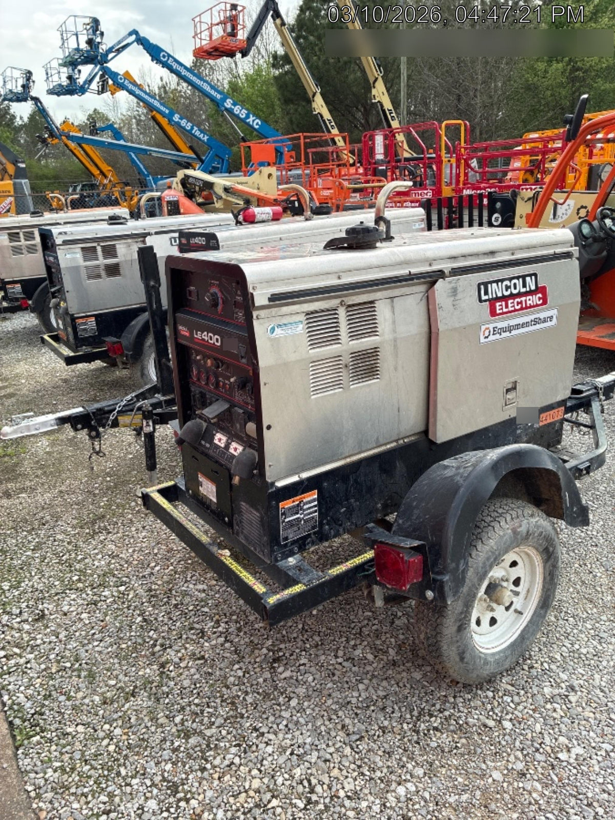 2024 Lincoln Electric LE400 Kubota V1505, Trlr, Cable Rack, Light Kit, ES Decals, T3
