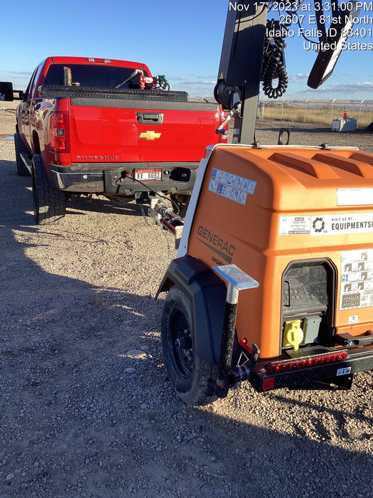 2023 Generac MLT2 Diesel, Flex Switch 120V Input, Powerzone Controller, (4) 320W LED Lights, 4kW Generator, 39.9 Gal Fuel Tank, 2" Ball, T3