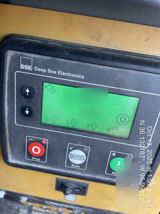 2022 Allmand NLV3GR (4) LED Light Fixture 350W, 23' Vertical Mast, 3kW Prime, Towable, Deep Sea L401, Leveling Jacks, Yanmar T4F 5.8hp