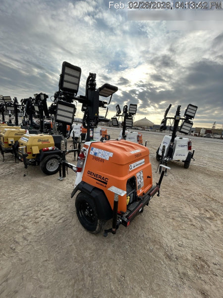 2024 Generac MLT2 Diesel, Flex Switch 120V Input, Powerzone Controller, 
(4) 320W LED Lights, 4kW Generator, 39.9 Gal Fuel Tank, 2" Ball, T3