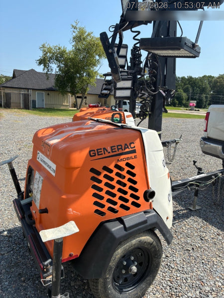 2023 Generac MLT2 Diesel, Flex Switch 120V Input, Powerzone Controller, (4) 320W LED Lights, 4kW Generator, 39.9 Gal Fuel Tank, 2" Ball, T3