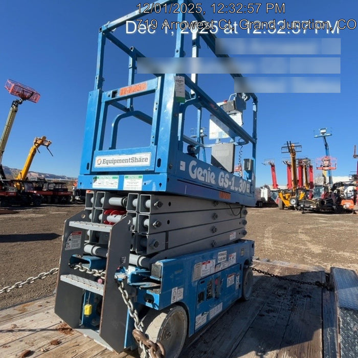 2020 Genie GS-1930 Solid Non Marking Tires, Beacon, Folding rails with half height swing gate, 800W Inverter