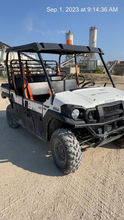 2022 Kawasaki Mule PRO-DXT Standard Options, Backup Alarm, Beacon, Plastic Hard Top, Poly Windshield, Horn Kit