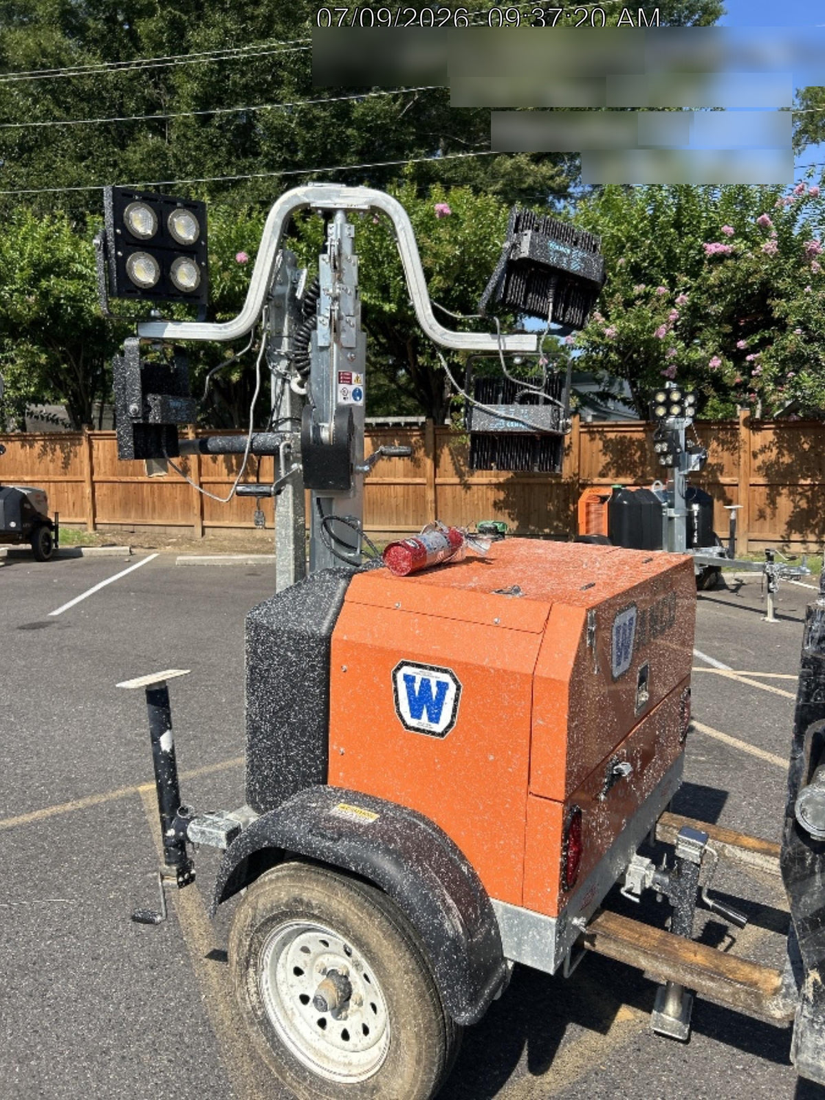 2025 Wanco WLTT-4MM4K Diesel, Mitsubishi L2E, 9.0HP @1800 rpm, Deep Sea Controller, Shore Power Plug, Auto Start, (4) 350W LED Floodlights, 4kW Generator, 60 Gal Fuel Tank, 2" Ball, T3