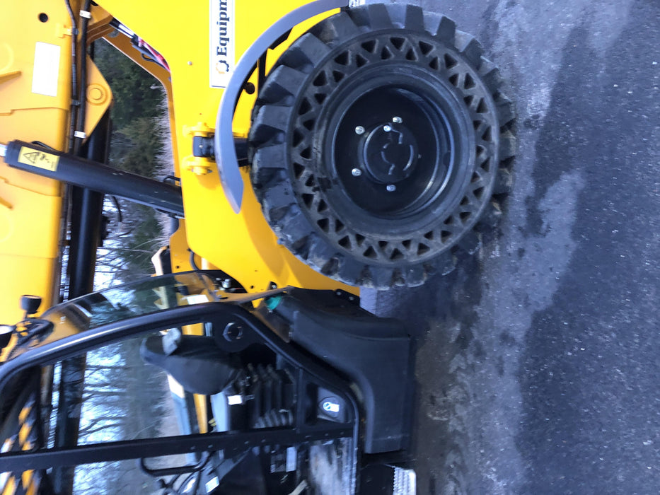 2019 JCB 510-56 74 HP, Beacon, Worklights, Aux Hydraulics, Solid Tires, 60" Carriage/Forks