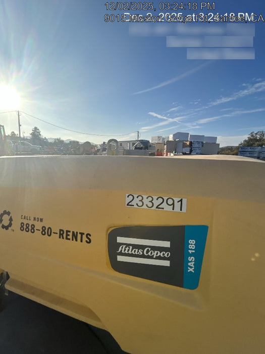2022 ATLAS COPCO XAS188 CWK