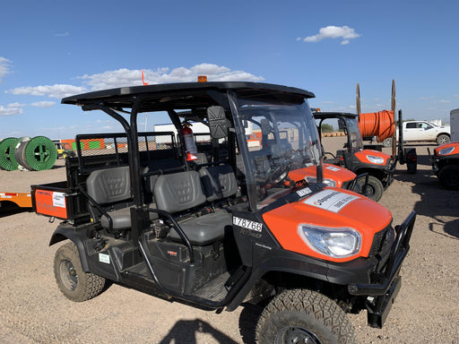 2021 Kubota RTV-X1140W-H Plastic Canopy, Windshield Acrylic Clear, LED Strobe Light, Wire Harness Kit, Back up Alarm
