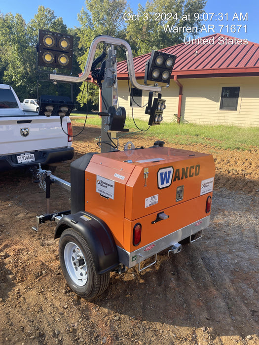 2024 Wanco WLTT-4MM4K Diesel, Deep Sea Controller, Shore Power Plug, Auto Start, (4) 350W LED Floodlights, 4kW Generator, 60 Gal Fuel Tank, 2" Ball, T3