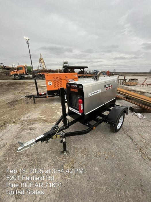 2024 Lincoln Electric LE400 Kubota V1505, Trlr, Cable Rack, Light Kit, ES Decals, T3