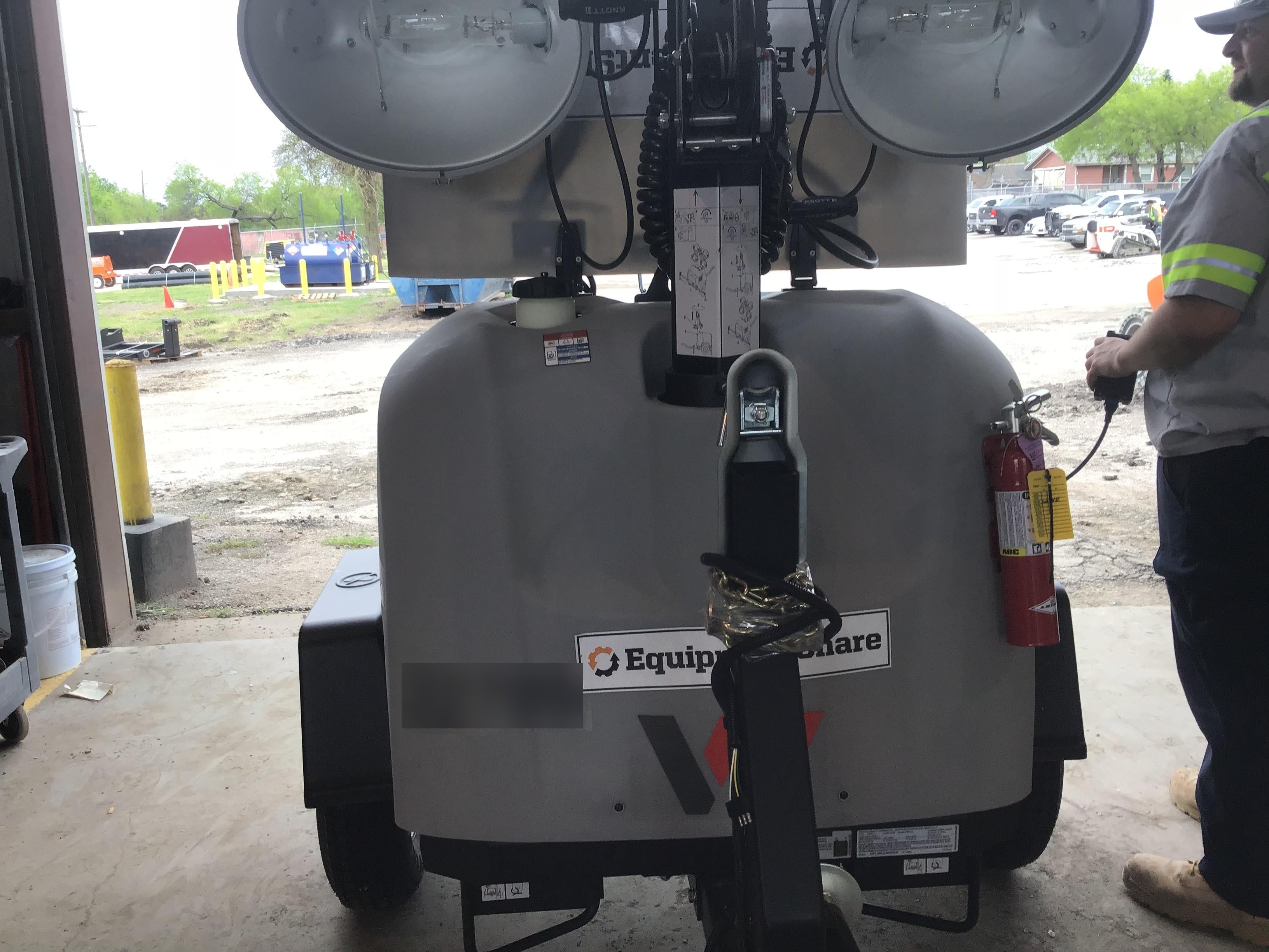 2019 Wacker Neuson LTV6L-MH Wacker Neuson LTV6L Mobile Light Tower w/Fuel Level Sensor Installed