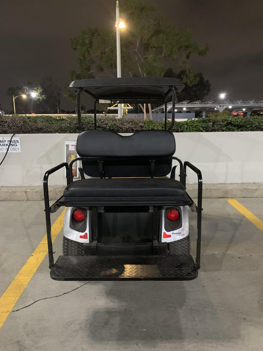 2022 Ez-Go VALOR 4 GAS EFI, PLATINUM, 
REAR SEAT KIT, ROOF, SPLIT TINTED WINDSHIELD