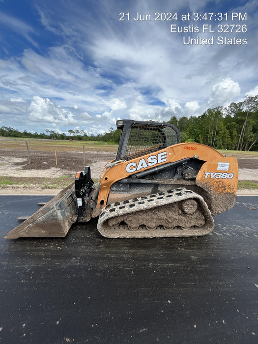 2017 Case TV380 2,660 LBS RADIAL LIFT @ 35% ,ROPS,R TRACK,84",EH