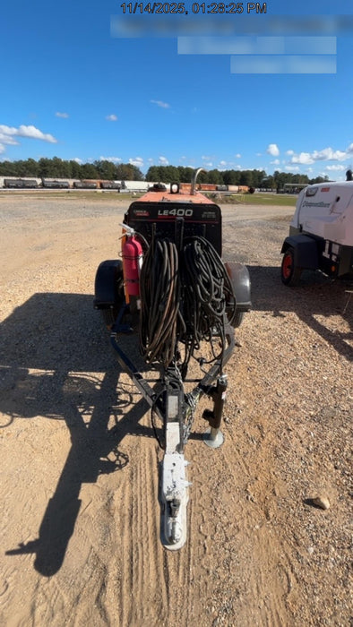 2022 Lincoln Electric LE400 Kubota V1505, Trlr, Cable Rack, Light Kit, ES Decals, T3