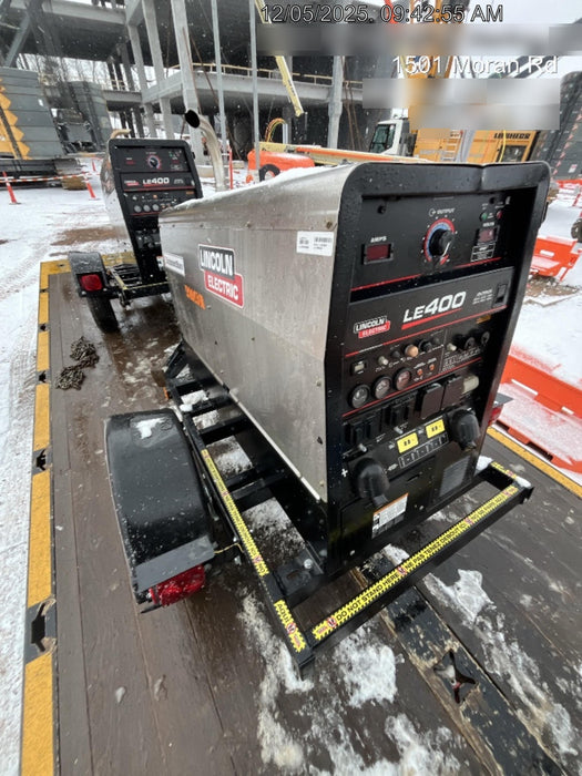 2024 Lincoln Electric LE400 Kubota V1505, Trlr, Cable Rack, Light Kit, ES Decals, T3