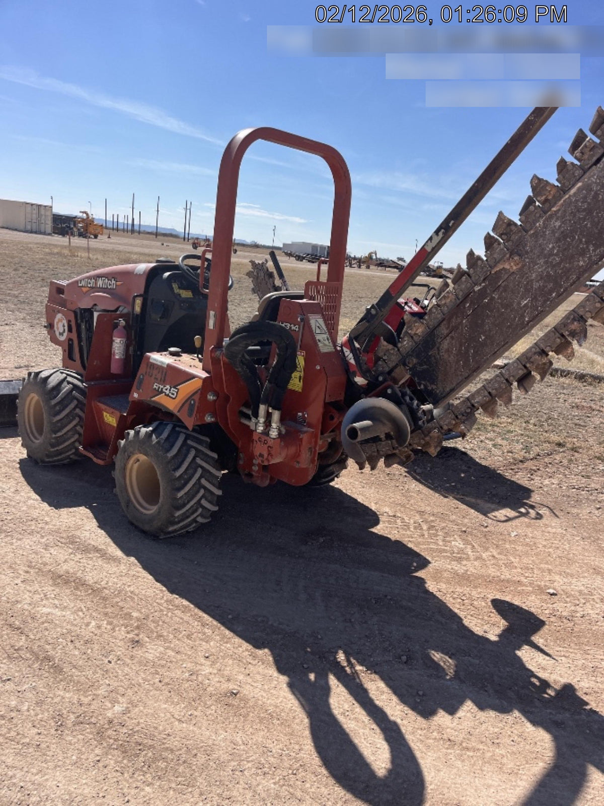 2017 DITCH WITCH RT45A