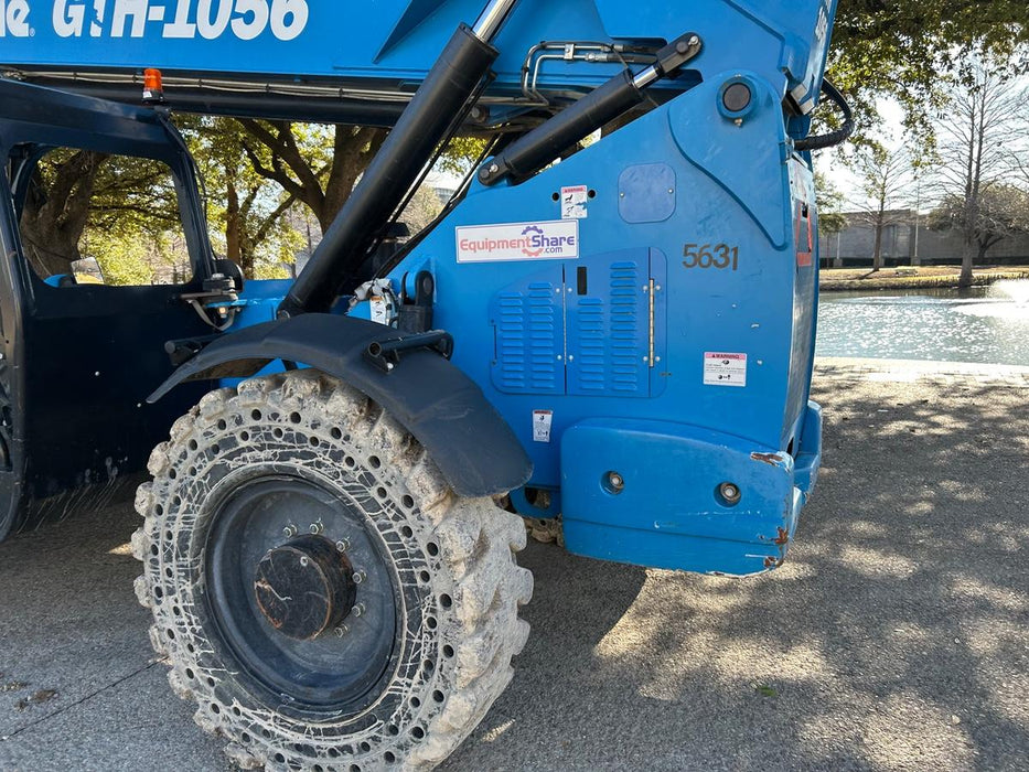 2017 Genie GTH-1056 Solid Tires, Open Cab