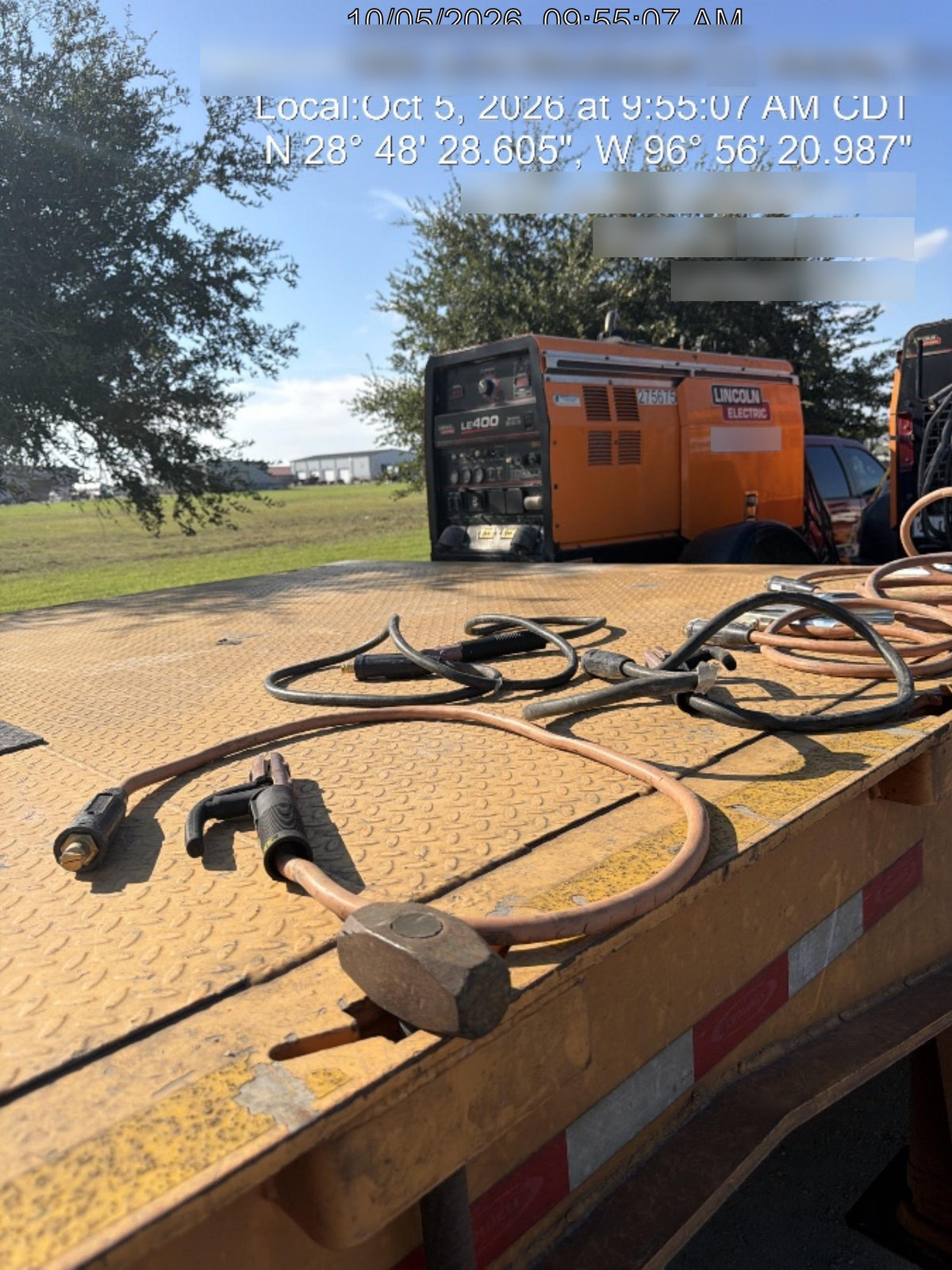 2022 Lincoln Electric LE400 Kubota V1505, Trlr, Cable Rack, Light Kit, ES Decals, T3