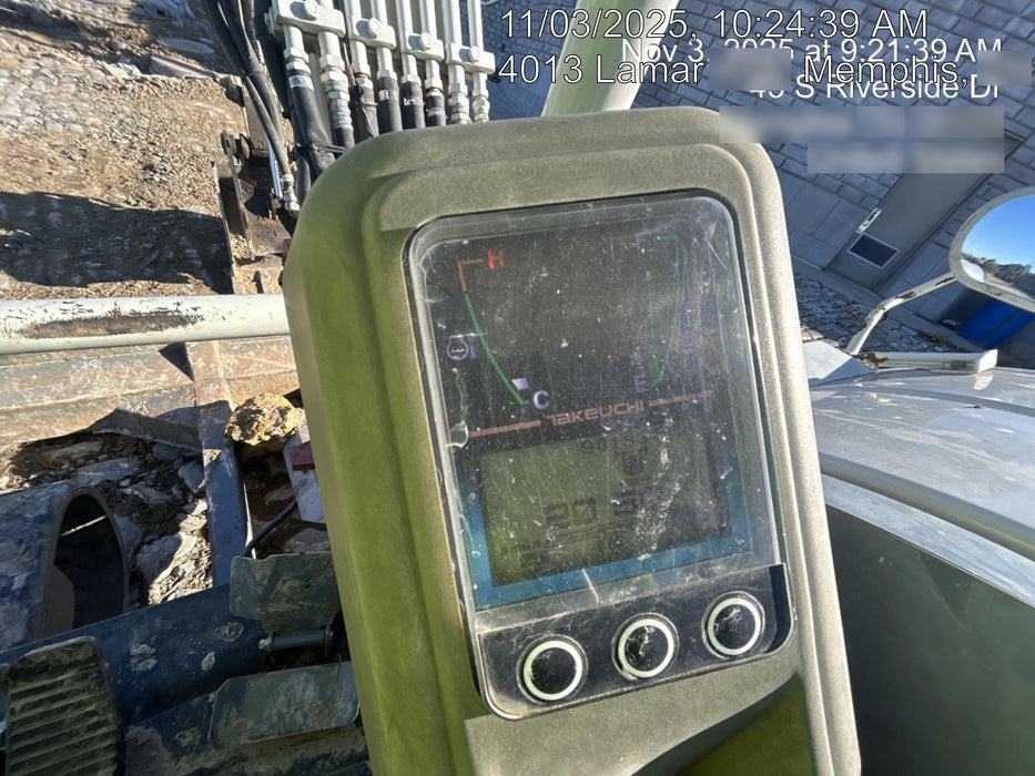 2019 Takeuchi TB260 Takeuchi TB260 Canopy w/Rubber Tracks, Auxiliary Hydraulics, Standard Blade, Manual QC