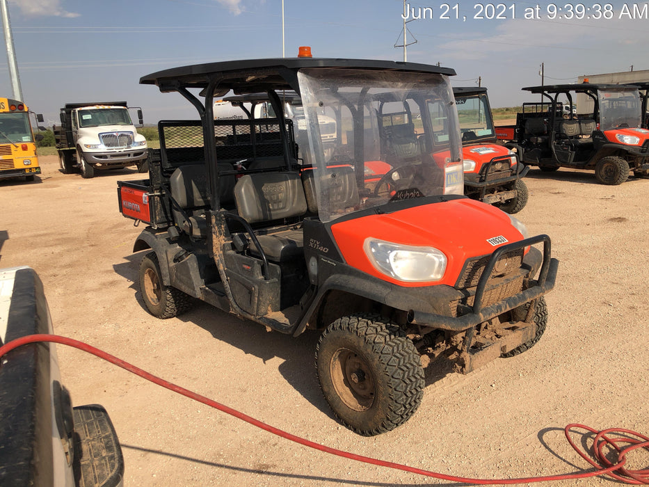 2020 Kubota RTV-X1140W-H Canopy, 4-Seater, Diesel, Windshield Acrylic Clear, LED Strobe, Backup Alarm