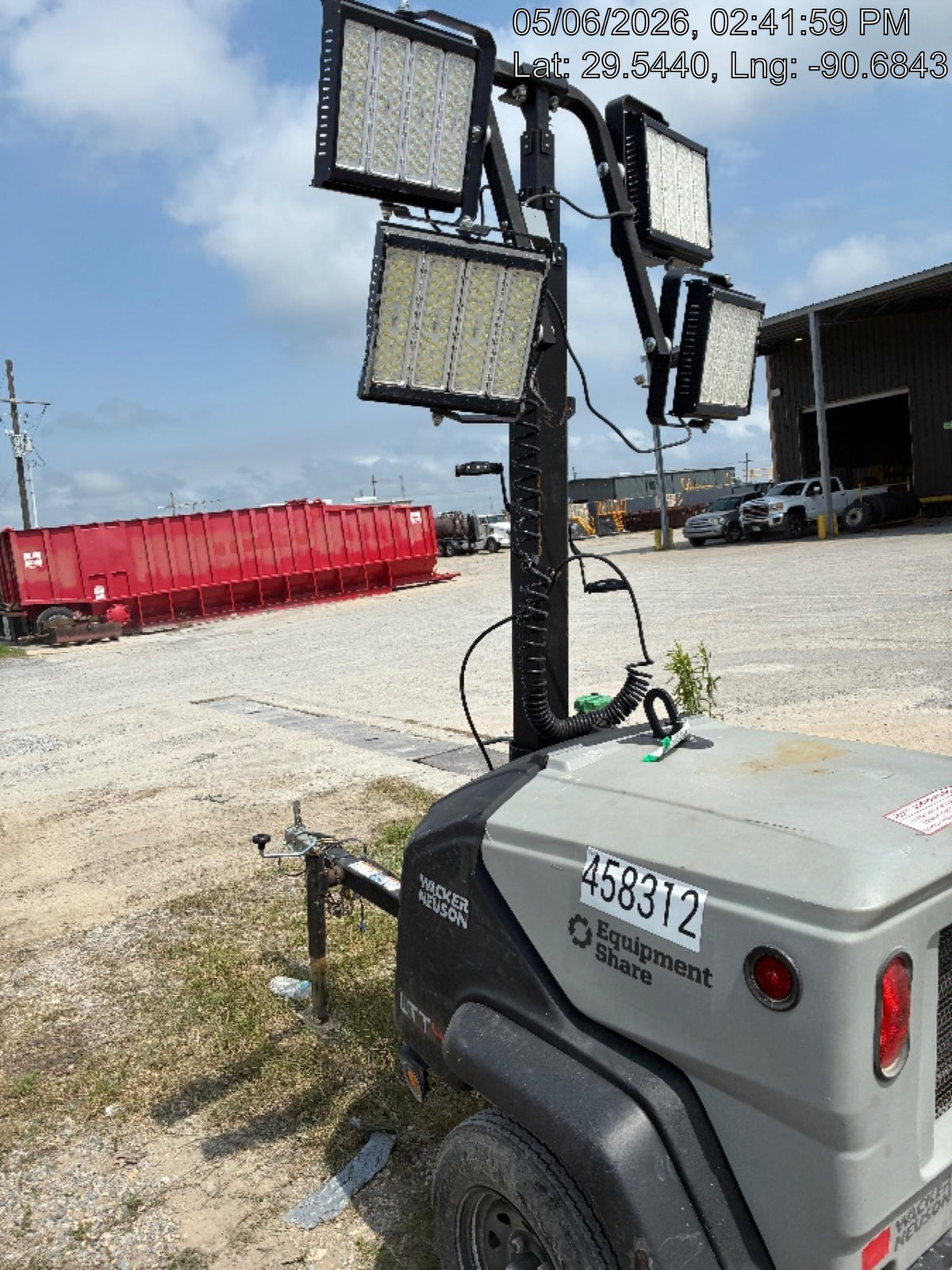 2024 Wacker Neuson LTT4 Diesel, Kohler KDW702, Deep Sea Controller, Auto Start, LED 320W, Bypass Outlet, T3