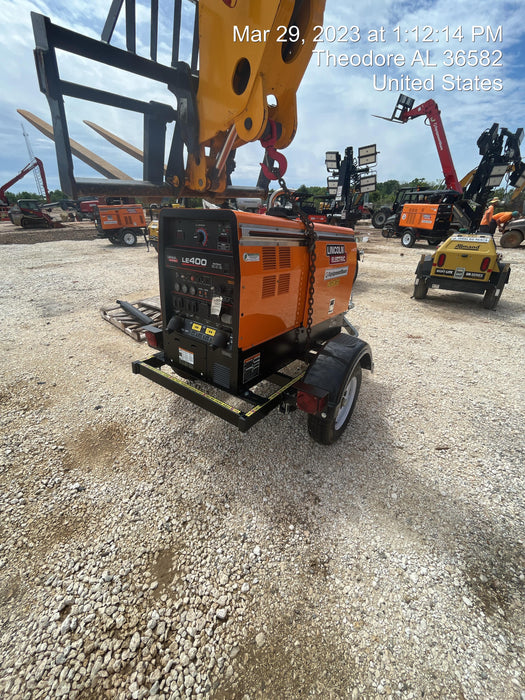 2022 Lincoln Electric LE400 Kubota V1505, Trlr, Cable Rack, Light Kit, ES Decals, T3