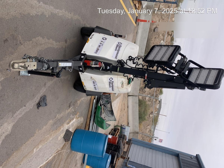 2023 Generac MLT2 Diesel, Flex Switch 120V Input, Powerzone Controller, 
(4) 320W LED Lights, 4kW Generator, 39.9 Gal Fuel Tank, 2" Ball, T3