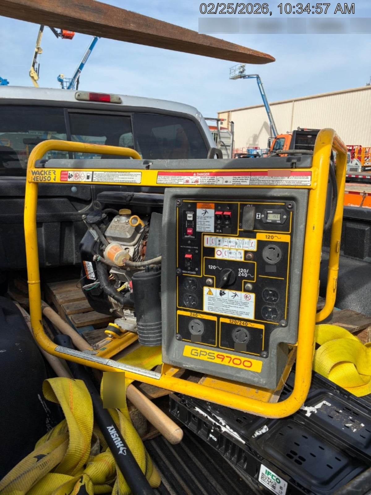 2018 WACKER NEUSON GPS9700V
