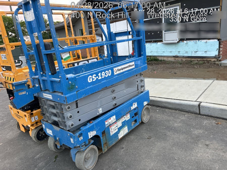 2020 Genie GS-1930 Solid Non Marking Tires, Beacon, Folding rails with half height swing gate