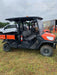 2021 Kubota RTV-X1140W-H Plastic Canopy, Windshield Acrylic Clear, LED Strobe Light, Wire Harness Kit, Back up Alarm