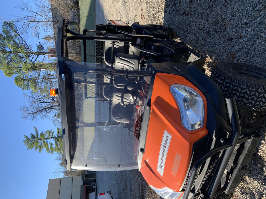 2020 Kubota RTV-X1140W-H 4WD utility cart -LED strobe -Windshield tempered glass -Plastic canopy -Wire harness kit -Backup alarm