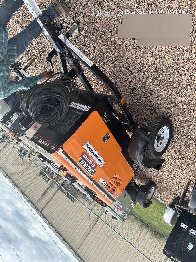 2022 Lincoln Electric LE400 Kubota V1505, Trlr, Cable Rack, Light Kit, ES Decals, T3