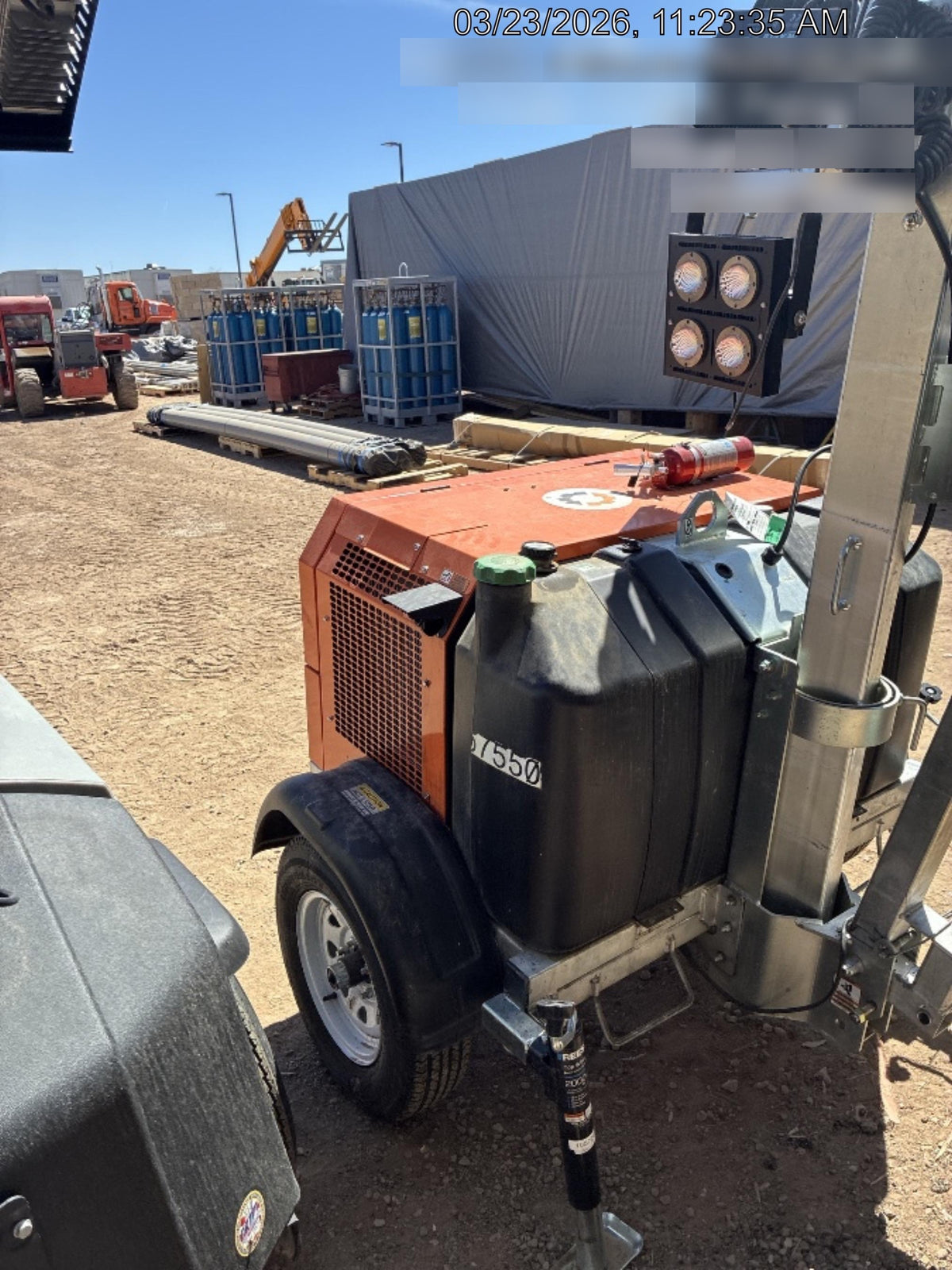 2024 Wanco WLTT-4MM4K Diesel, Deep Sea Controller, Shore Power Plug, Auto Start, (4) 350W LED Floodlights, 4kW Generator, 60 Gal Fuel Tank, 2" Ball, T3