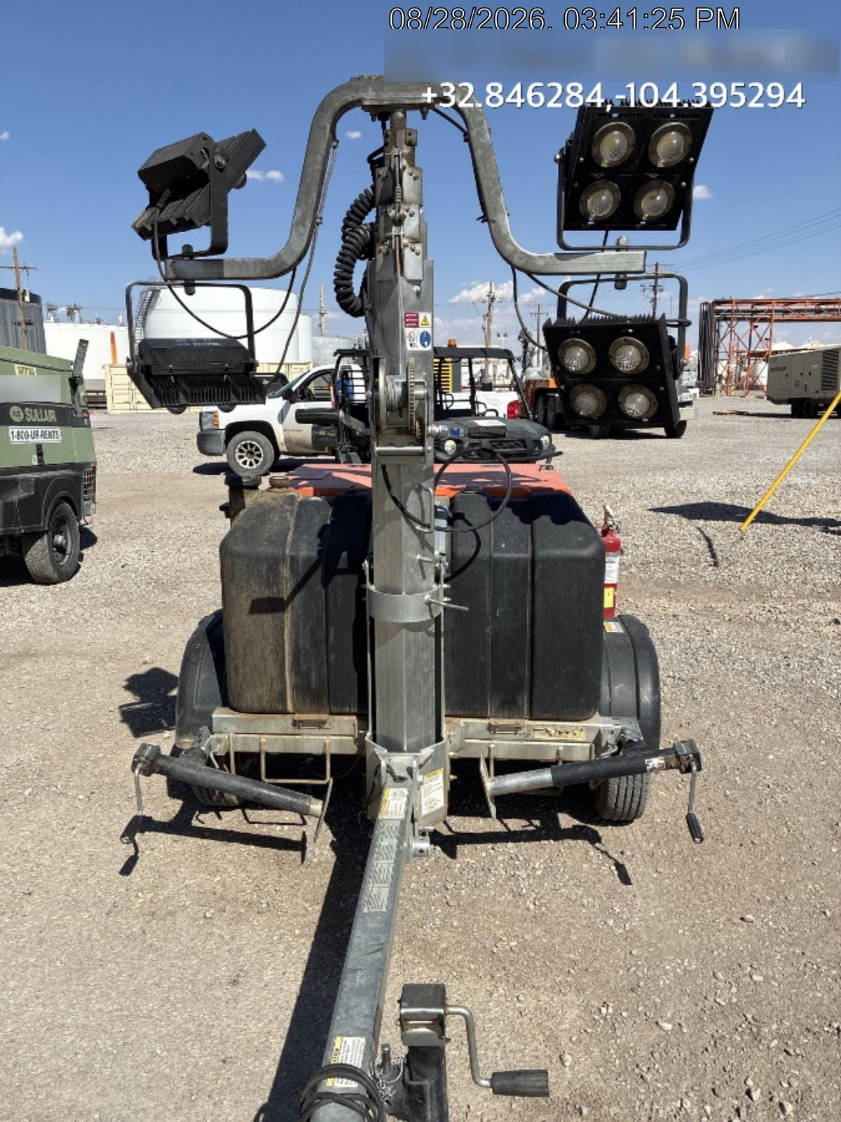 2024 Wanco WLTT-4MM4K Diesel, Deep Sea Controller, Shore Power Plug, Auto Start, (4) 350W LED Floodlights, 4kW Generator, 60 Gal Fuel Tank, 2" Ball, T3