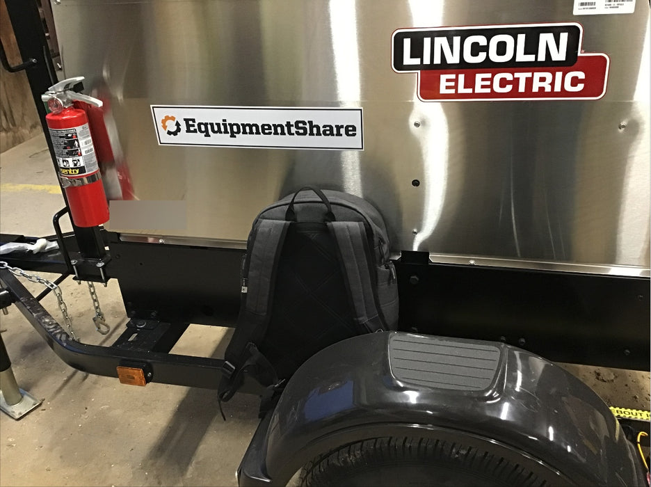 2019 Lincoln Electric Vantage 322 Welder Ready-Pak 3, Two wheel trailer, Fender and Light kit, Cable Rack