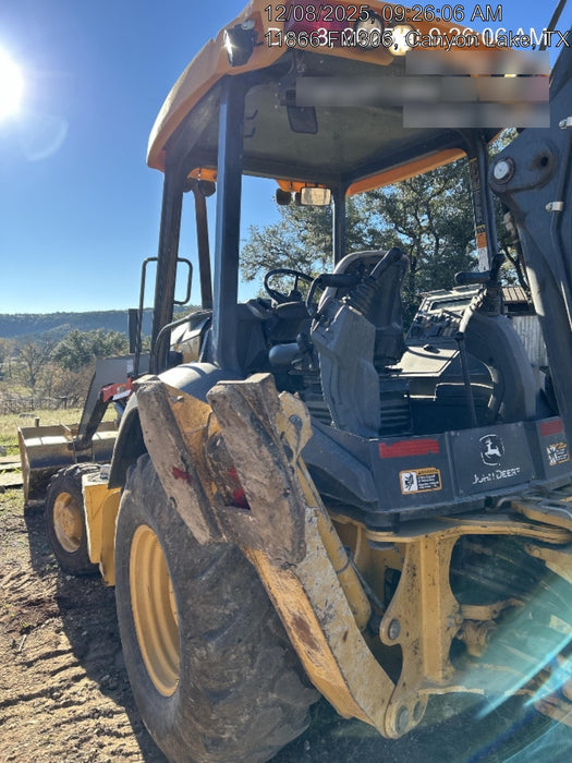 2019 John Deere 310LEP 4WD, Canopy, Standard dipper, ISO Controls, Rear Auxiliary Hydraulics, Manual QC, Buckets: 12”, 18”, and 24”, 5yr / 5,000hr Extended Powertrain and Hydraulics