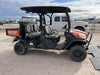 2022 Kubota RTV-X1140W-H Plastic Canopy, Windshield Acrylic Clear, LED Strobe Light, Wire Harness Kit, Back up Alarm