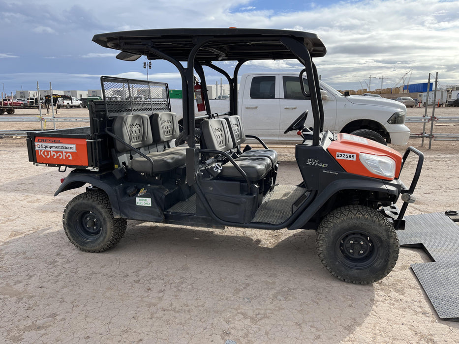 2022 Kubota RTV-X1140W-H Plastic Canopy, Windshield Acrylic Clear, LED Strobe Light, Wire Harness Kit, Back up Alarm