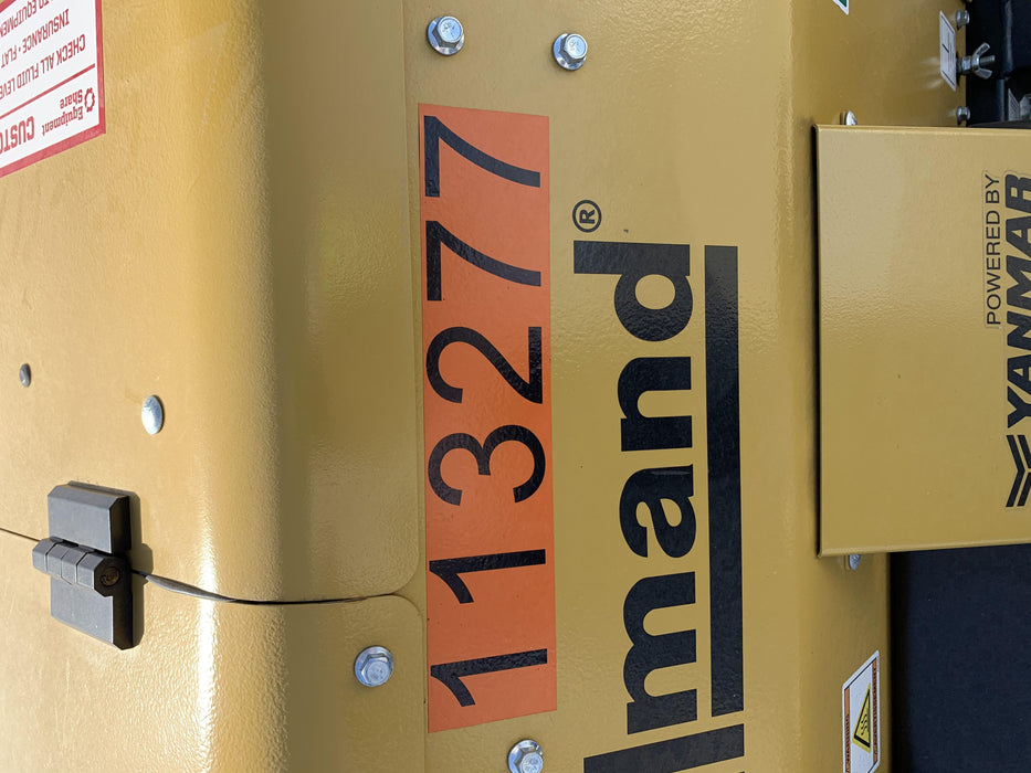 2020 Allmand NLV3GR (4) LED Light Fixture 350W, 23' Vertical Mast, 3kW Prime, Towable, Deep Sea L401, Leveling Jacks, Yanmar T4F 5.8hp