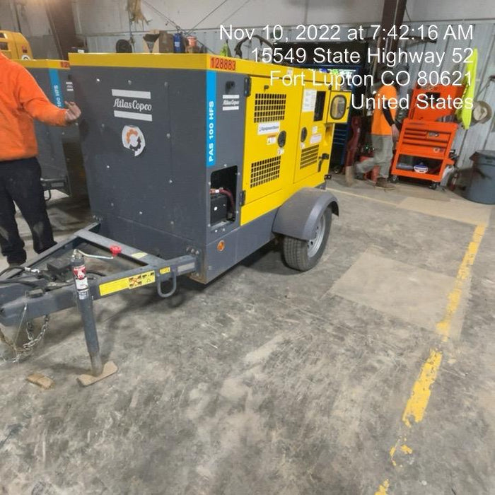 2020 ATLAS COPCO PAS 100 HF CS Enclosed