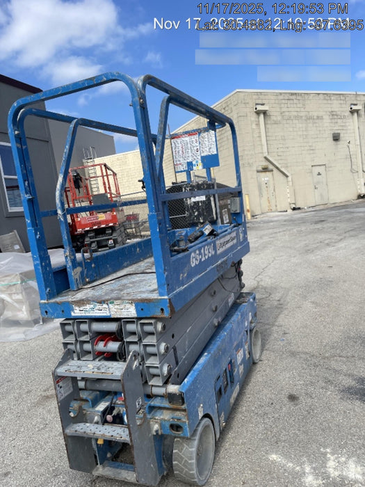 2019 Genie GS-1930 Fixed Rails with Chain Entry