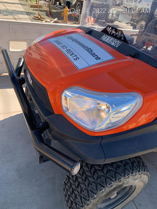 2022 Kubota RTV-X1140W-H Plastic Canopy, Windshield Acrylic Clear, LED Strobe Light, Wire Harness Kit, Back up Alarm