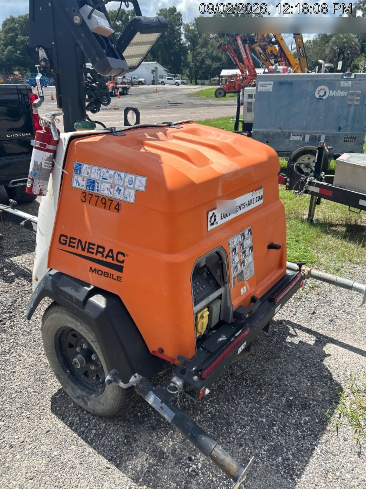 2023 Generac MLT2 Diesel, Flex Switch 120V Input, Powerzone Controller, 
(4) 320W LED Lights, 4kW Generator, 39.9 Gal Fuel Tank, 2" Ball, T3
