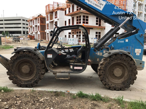 2019 Genie GTH-1056 Canopy, Solid RT Tires, LED Work Lights, Beacon 60" QA Carriage, 60" Forks