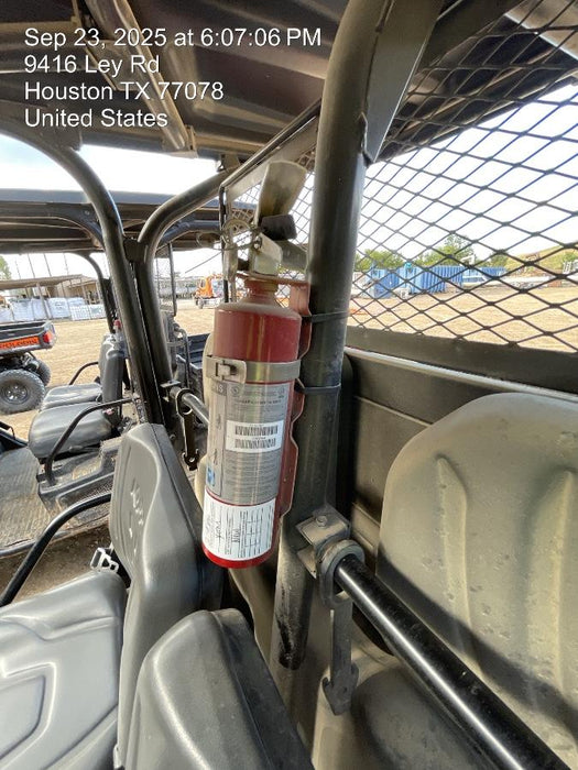 2022 Kubota RTV-X1140W-H Plastic Canopy, Windshield Acrylic Clear, LED Strobe Light, Wire Harness Kit, Back up Alarm