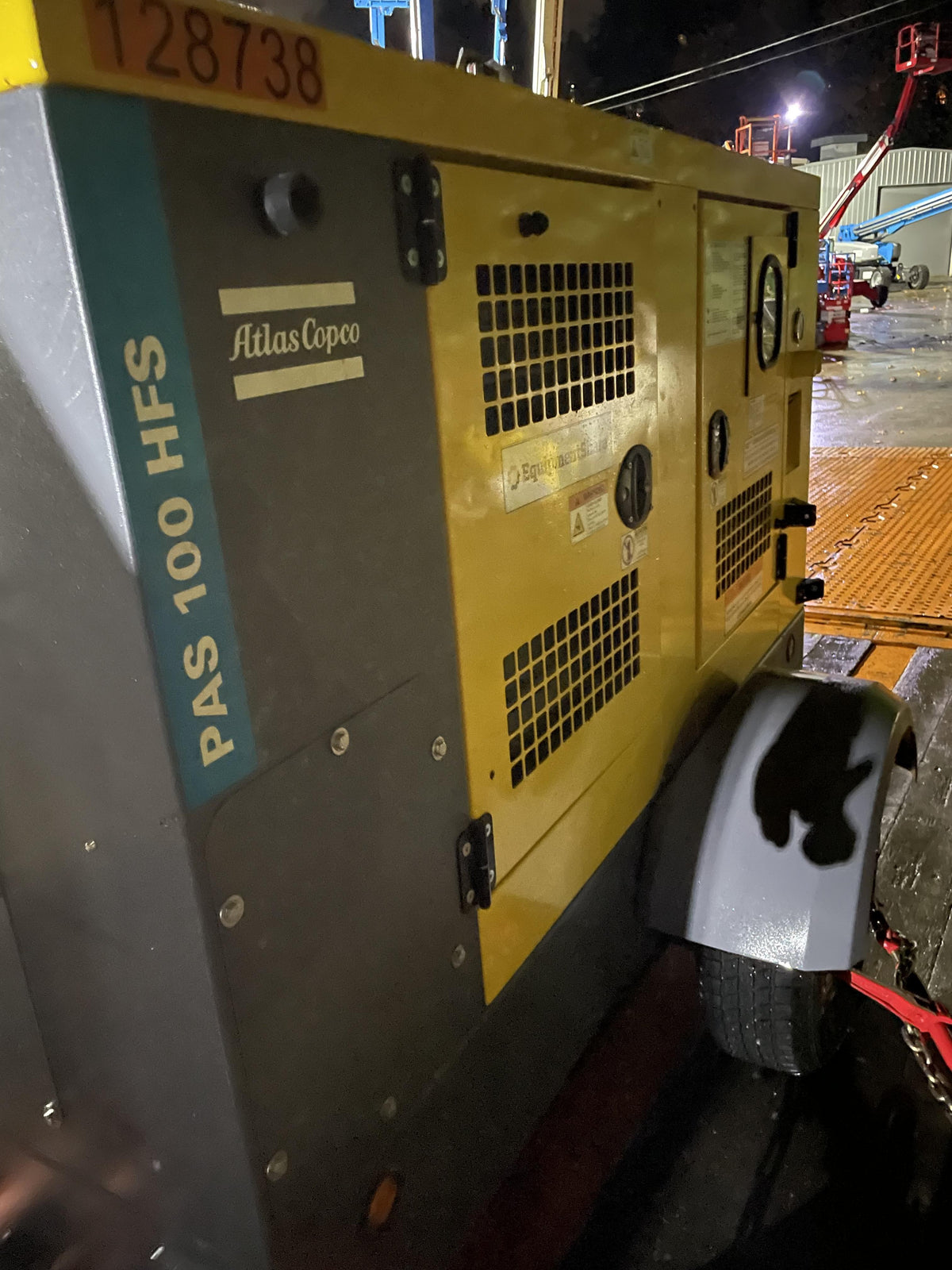 2020 ATLAS COPCO PAS 100 HF CS Enclosed