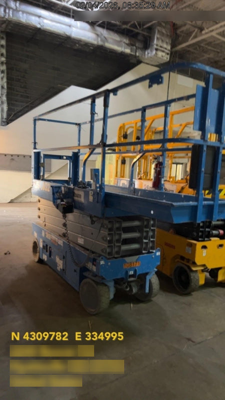 2020 Genie GS-2632 Solid NM Tires, Folding Rails with Half-Height Swing Gate, Beacon