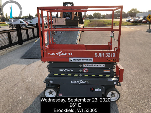 2016 Skyjack SJIII-3219 Standard Rental Specs