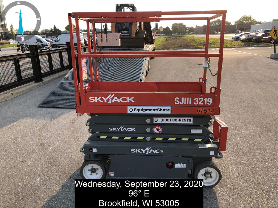 2016 Skyjack SJIII-3219 Standard Rental Specs